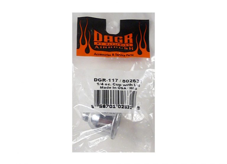 DeVilbiss DAGR 1/4 oz (7cc) Cup & Lid
