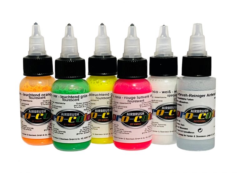 Pro-Color - Fluorescent Kit (Set of 6) - Everything Airbrush