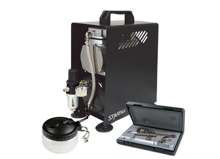 Professional Airbrushing Kit With Ultra 2 in 1 & Sparmax Compressor