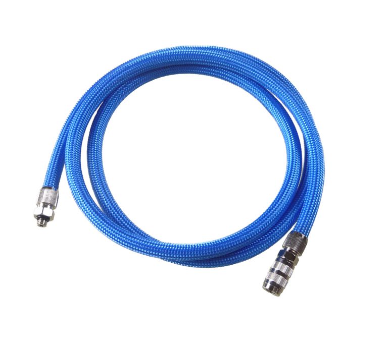 Harder & Steenbeck - Braided Airbrush Hose with Quick Release Coupling for Modular Airbrush Holder