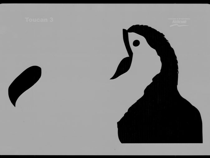 Toucan Wildlife Stencils