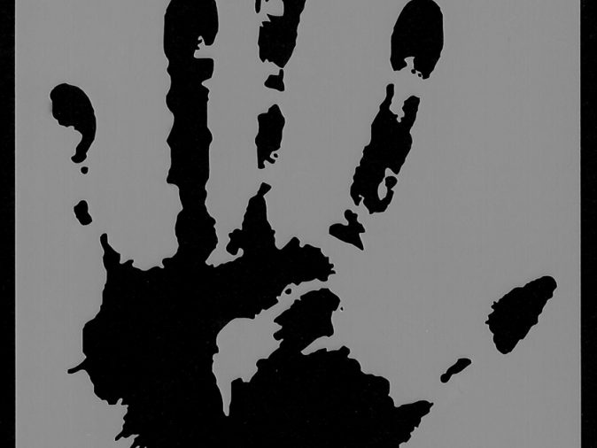 Hand Print Stencil