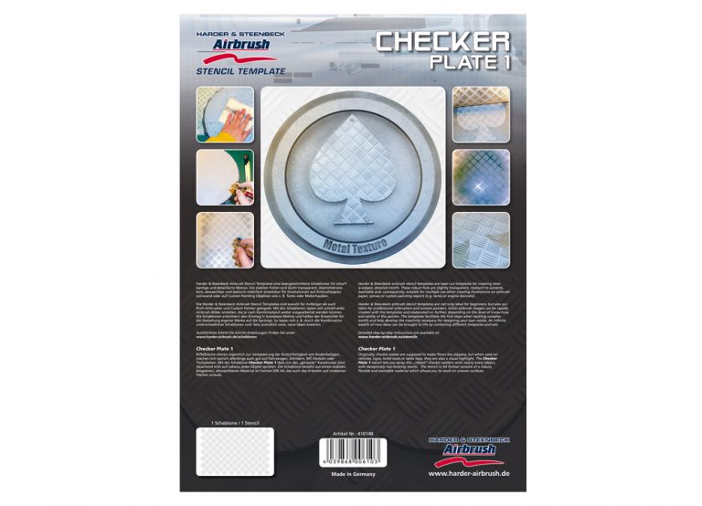 Harder & Steenbeck Stencil - Checker Plate 1