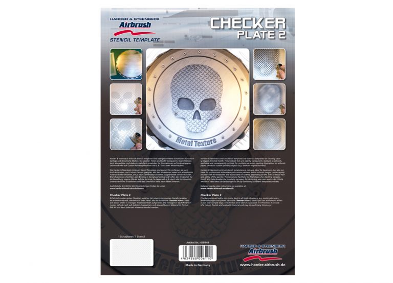 Harder & Steenbeck Stencil - Checker Plate 2