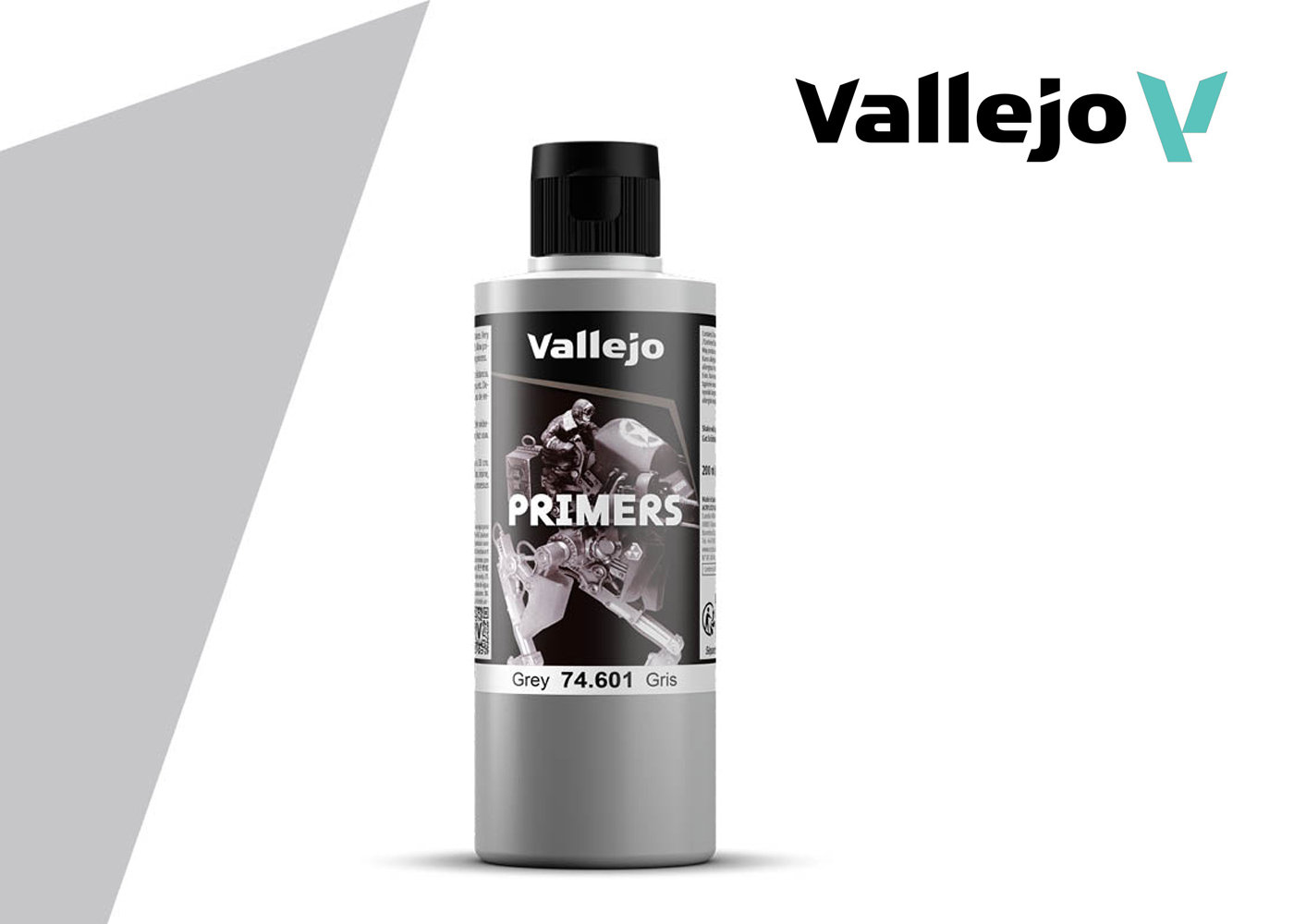 Vallejo Surface Primer: Grey 200ml (74601)