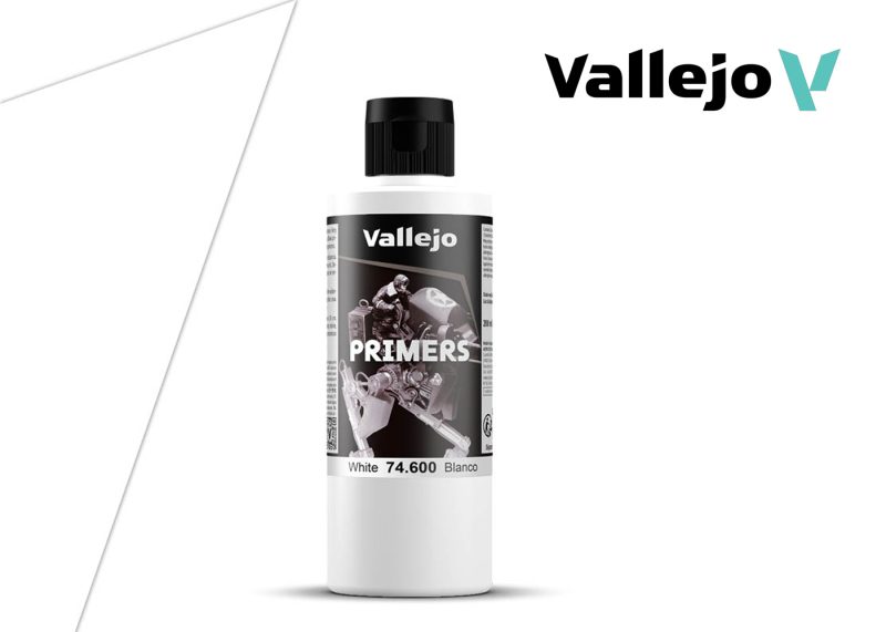Acrylicos Vallejo Surface Primer air White 200 ml bottle for miniatures  models