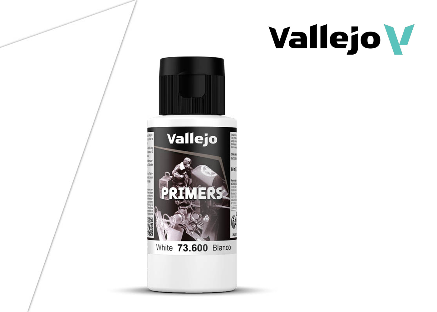 Vallejo - Mecha Surface Primer White (60ml) - Everything Airbrush