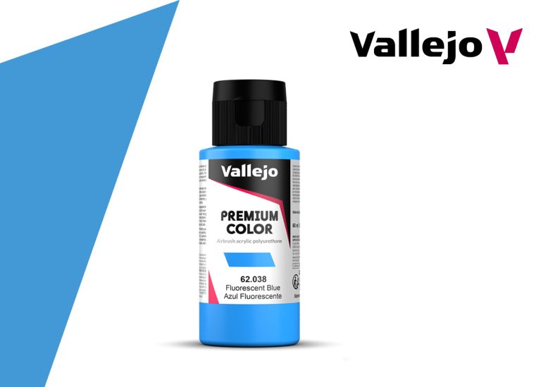 Vallejo Premium Colors - Fluorescent Blue (60ml)