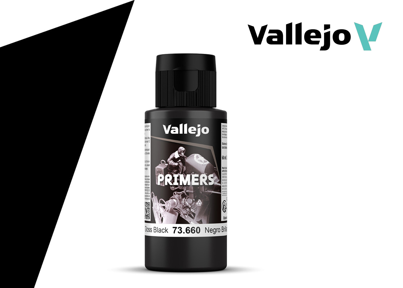 Vallejo Gloss Black Primer Model Kit