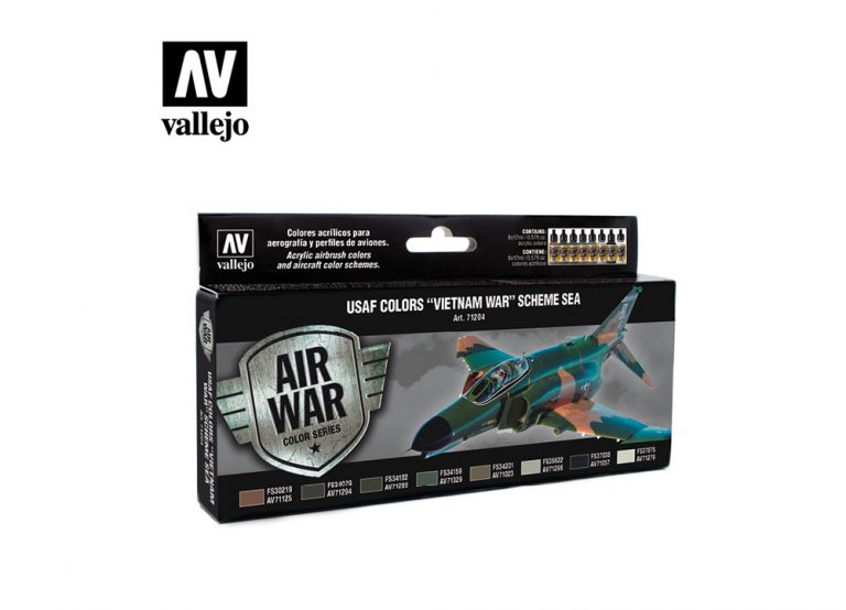 Vallejo Model Air Paint Set - USAF Colors 