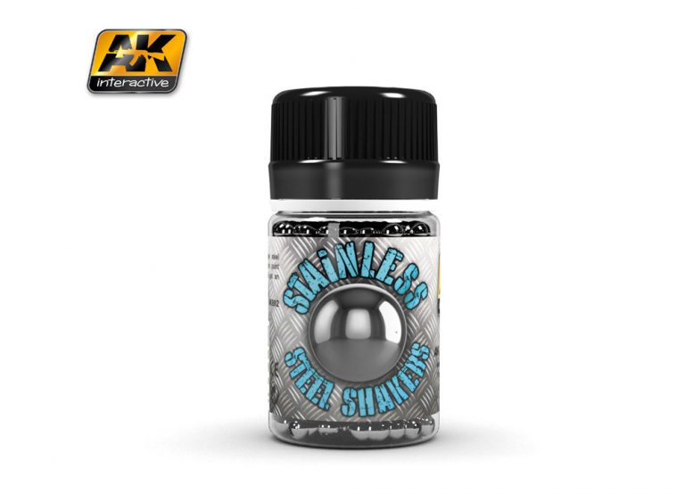 AK Interactive - Stainless Steel Shakers (250 Balls)