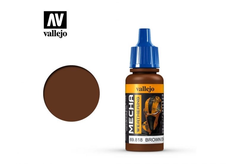 Vallejo Mecha Color - Brown Engine Soot - Matt (17ml)
