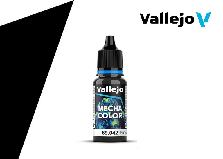 Vallejo Mecha Color - Pure Black (18ml)