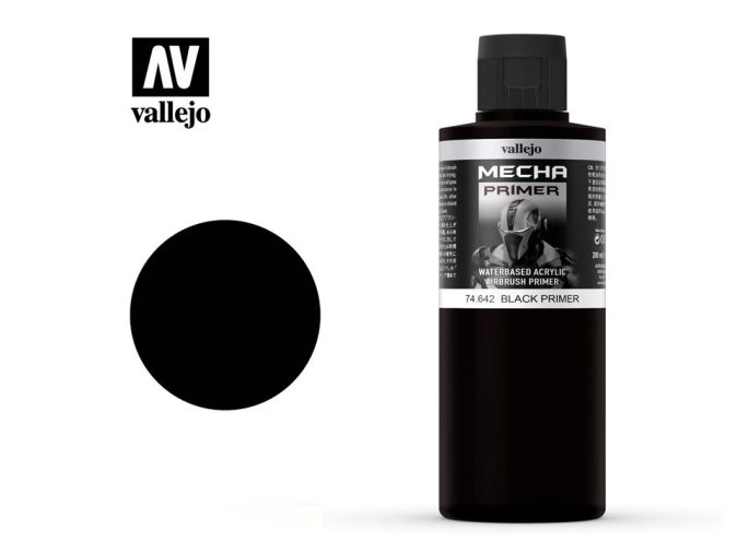 Test Vallejo Gamme mecha (Primer, paint, Clear) FR 
