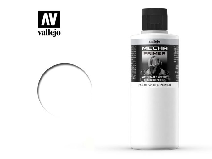  Vallejo Acrylic Polyurethane, 17ml, White Primer : Tools & Home  Improvement