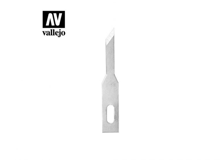 Vallejo Hobby Tools - #68 Stencil Edged Blades for #1 Handle (Pack of 5)