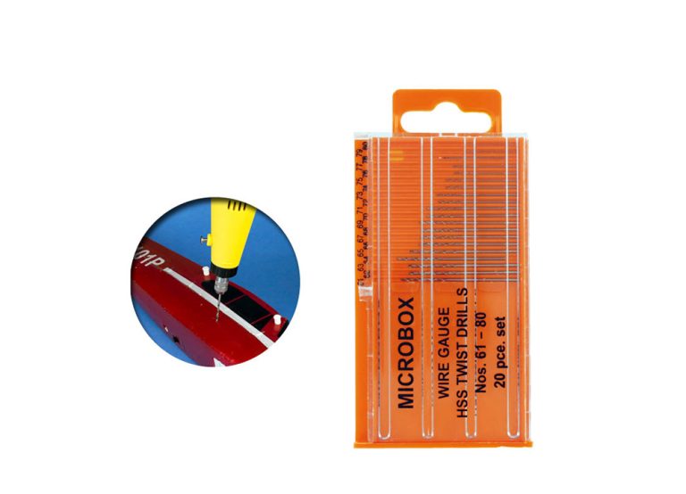 Vallejo Hobby Tools - Microbox Drill Set 61-80mm (Set of 20)