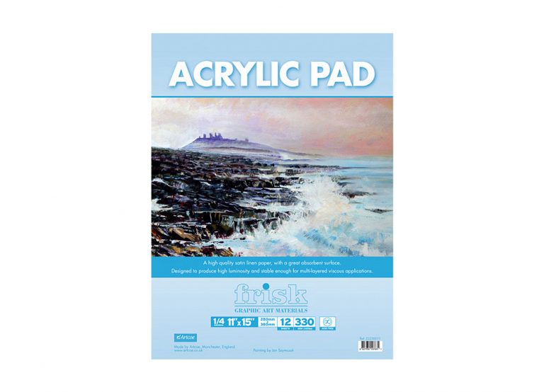 Frisk Acrylic Pad 380x280mm (Pack of 12 Sheets)