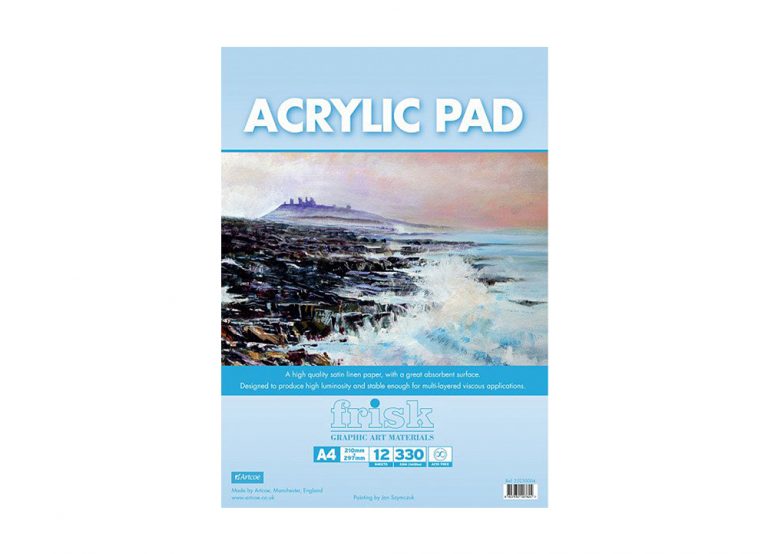 Frisk Acrylic Pad A4 (Pack of 12 Sheets)