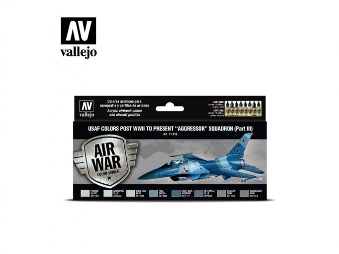 Vallejo - Model Air Set Metallic effects (16) - plastic scale model kit  in scale (VLJ71181)//Scale-Model-Kits.com