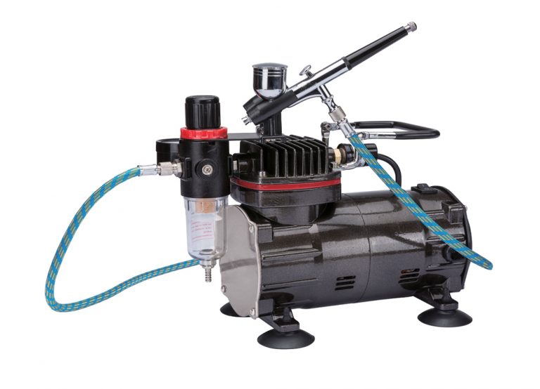 TC-802K Airbrushing Kit with AB-130 Airbrush, Hose & Stand