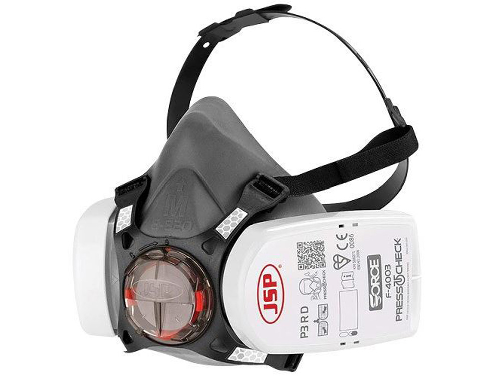 JSP Force8 Half Respirator with PressToCheck A2P3 Filters - Everything Airbrush