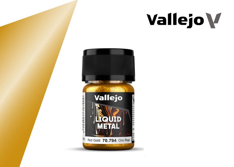 Vallejo Liquid Metal - Red Gold (35ml)