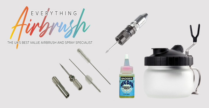 imyyds Airbrush Cleaning Kit, Airbrush Cleaning Pot, Airbrush