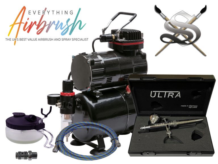 Siege Studios Airbrushing Starter Kit with Ultra 2024 Airbrush