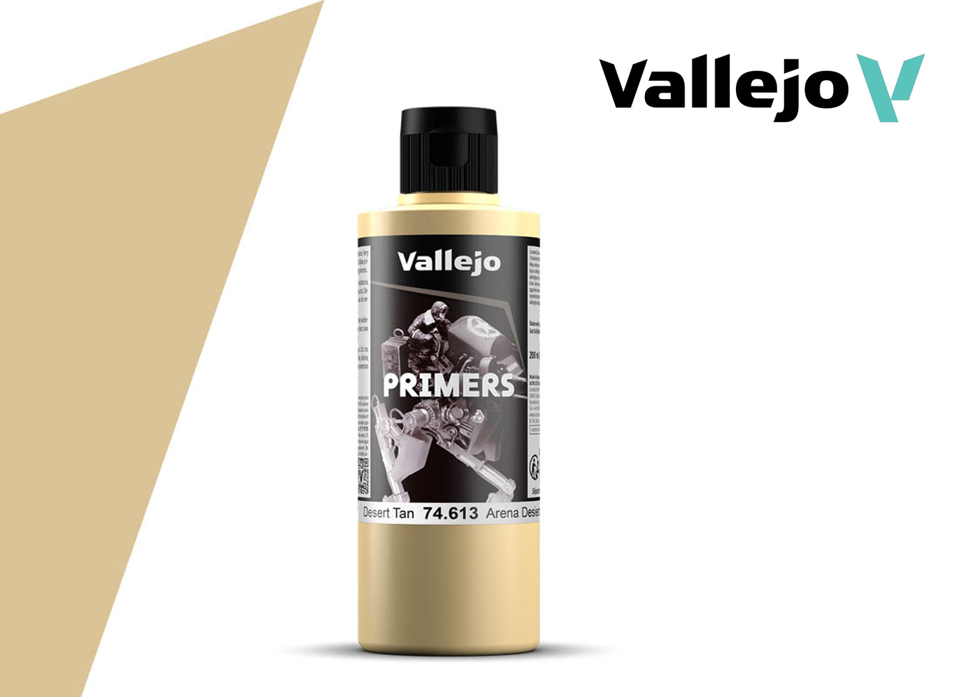 VAL73613 Vallejo Surface Primer - Desert Tan Base 60ml #73613 - Sprue  Brothers Models LLC