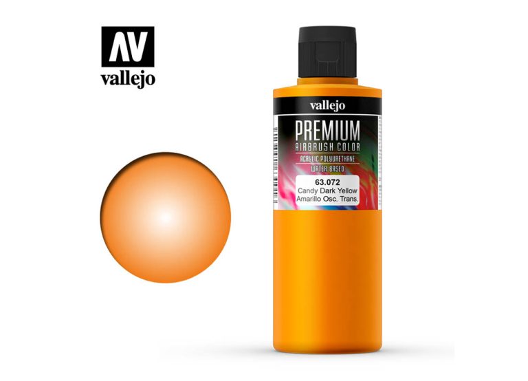 Vallejo Premium Colors - Candy Dark Yellow (200ml)