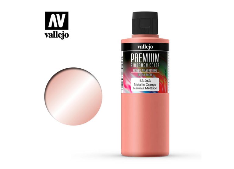 Vallejo Premium Colors - Metallic Orange (200ml)