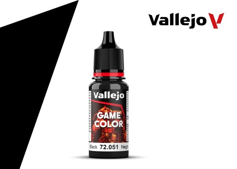 Vallejo Game Color - Black (18ml)