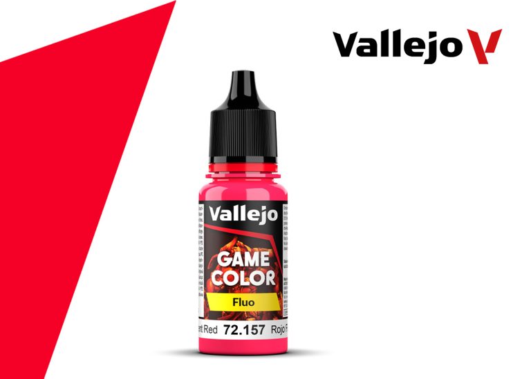 Vallejo Game Color - Fluorescent Red (18ml)