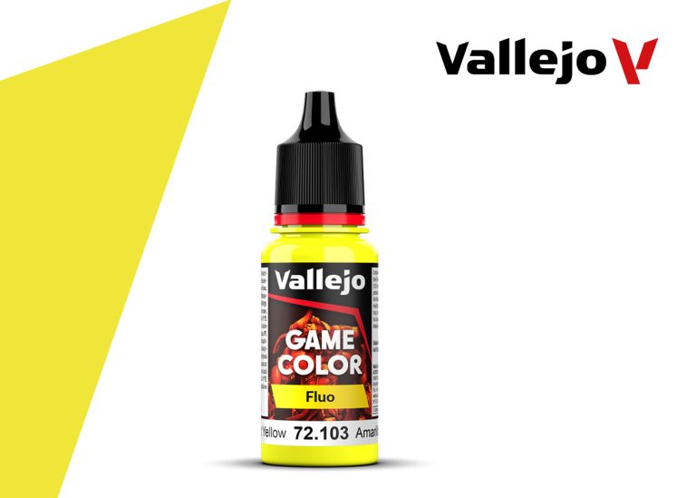 Vallejo Game Color - Fluorescent Yellow (18ml)