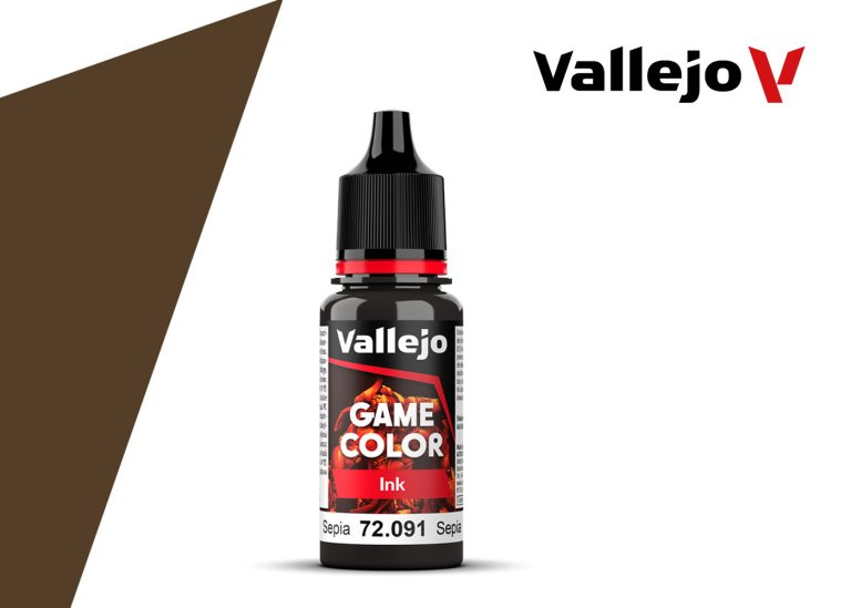 Vallejo Game Color - Game Ink Sepia (18ml)