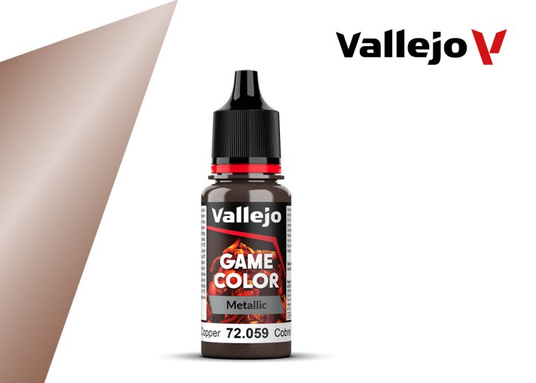 Vallejo Game Color - Metallic Hammered Copper (18ml)