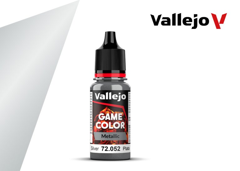 Vallejo Game Color - Metallic Silver (18ml)