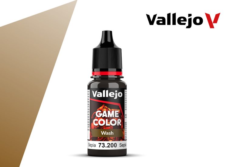 Vallejo Game Color Wash - Sepia (18ml)