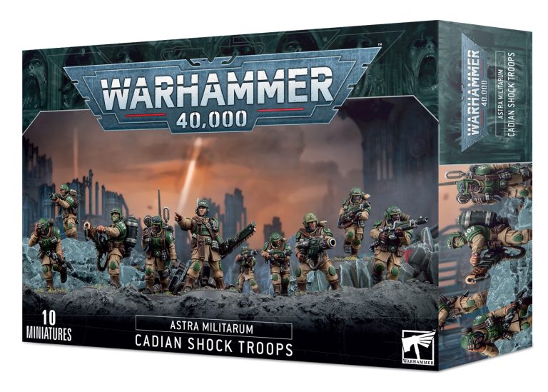 Warhammer 40K: Astra Militarum - Cadian Shock Troops [47-33]