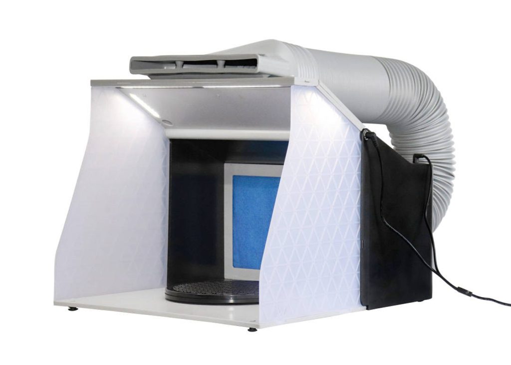 Portable Fold Away Airbrush Spray Booth With Led Lights Everything