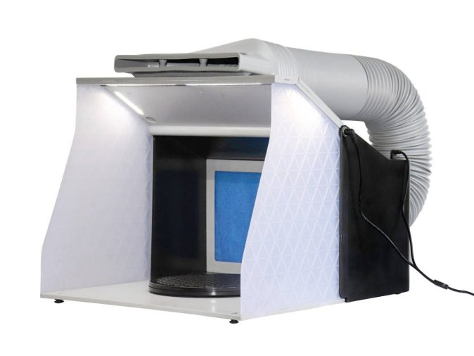 Sparmax Spray Booth with Exhaust Fan & Pipe - Everything Airbrush