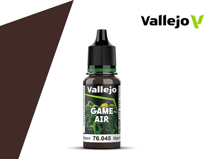 Vallejo Game Air - Charred Brown (18ml)