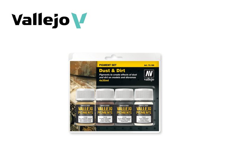 Vallejo Pigments Set - Dust & Dirt (4 x 35ml)