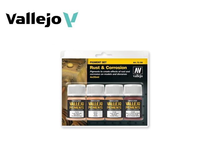 Vallejo Premium Airbrush Paint : Set Of 5 : Metallic Colors