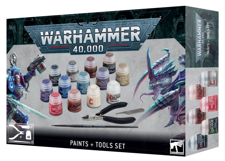 Warhammer 40K: Paints + Tools [60-12]