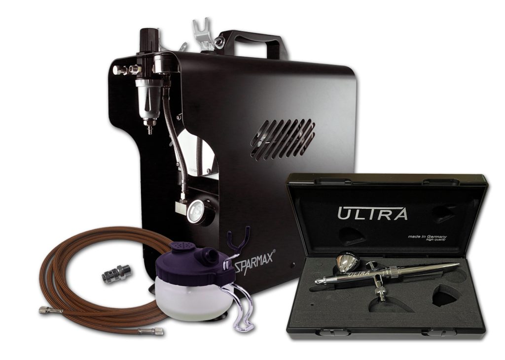 Airbrushing Kit with Ultra 2024 Airbrush & Sparmax 620X Compressor