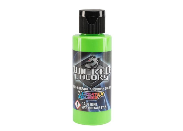 Createx - Wicked Fluorescent Green 2oz (60ml)