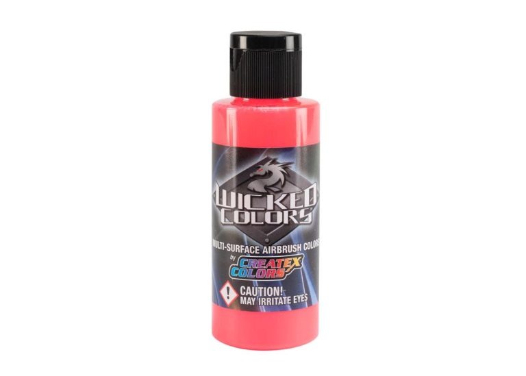 Createx - Wicked Fluorescent Red 2oz (60ml)