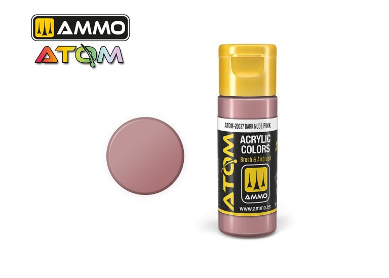Ammo Atom Acrylic Colors - Dark Nude Pink (20ml)